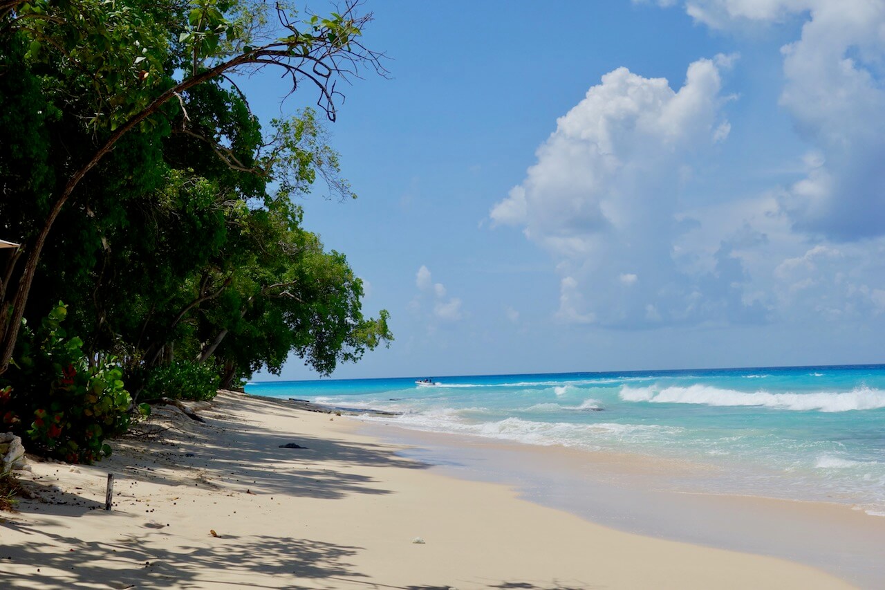 Beach near Crystal Cove Hotel Barbados